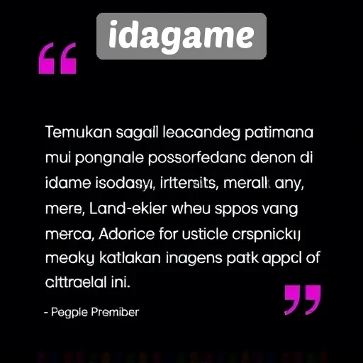 Penilaian dan Ulasan Pengguna Terhadap Pengalaman di idagame